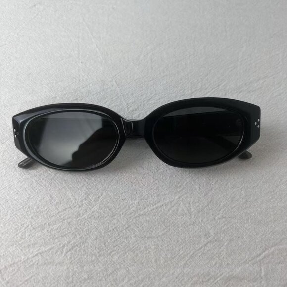 NO.685 NEW GENTLE MONSTER Void 01 Black Sunglasses Authentic - Picture 11 of 11
